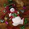 Bucilla Felt Stocking Applique Kit 18" Long-Snowman's Quilted Delight